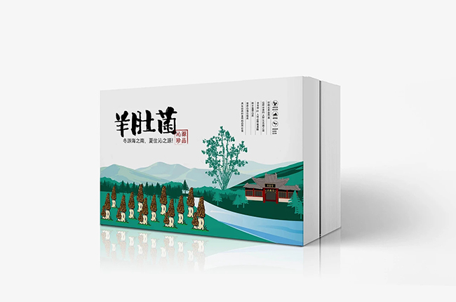 獨(dú)特新穎的羊肚菌包裝盒無(wú)法避開(kāi)包裝定制